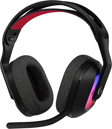 AURICULARES GAMING RGB LOGITECH A20 X LIGHTSPEED INALÁMBRICOS BLUETOOTH / USB 939-002246 NEGRO