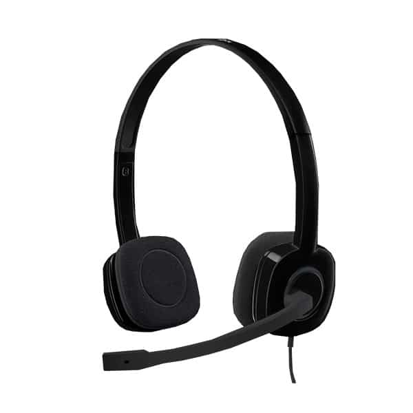 Audífonos Alámbricos Con Micrófono Logitech, Stereo H151, Color