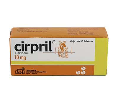 CIRPRIL TABLETAS 10MG X 30