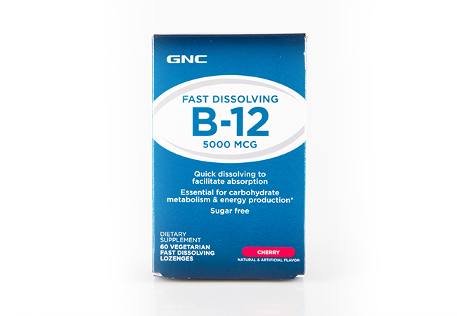 GNC VITAMINA B12 5000 MCG 60 CÁPSULAS