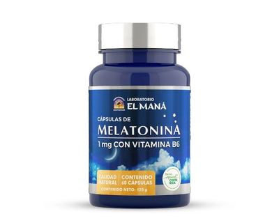 Melatonina 1mg con vitamina B6 gotas 50ml