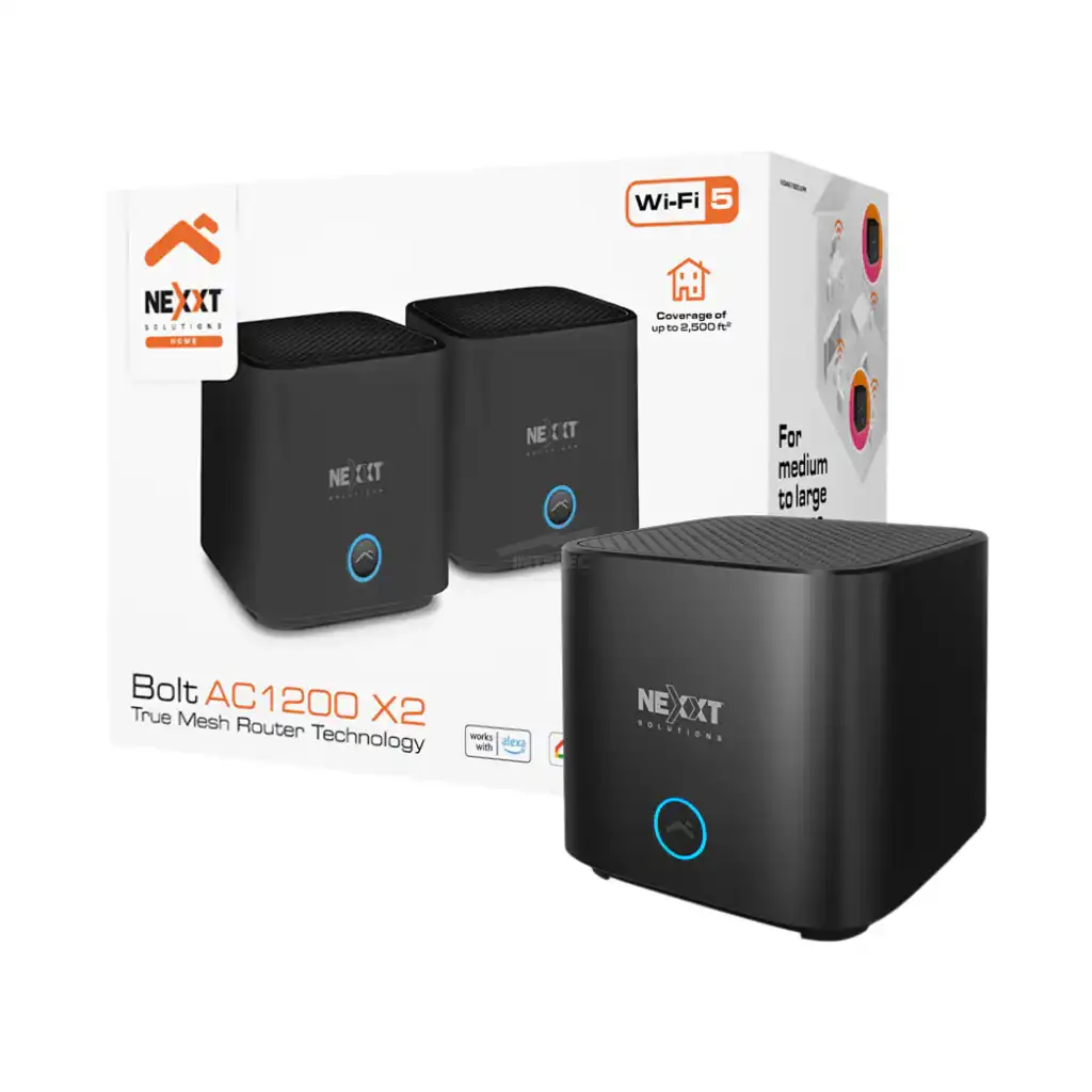 Router Nexxt Mesh Bolt AC1200 Velocidad De 1200Mbps