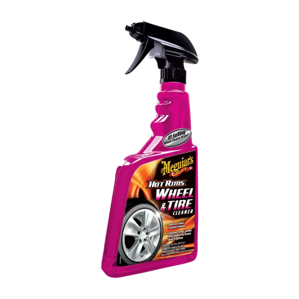 Meguiars Limpiador en Spray para Ruedas y Neumáticos Hot Rims, 24 Oz