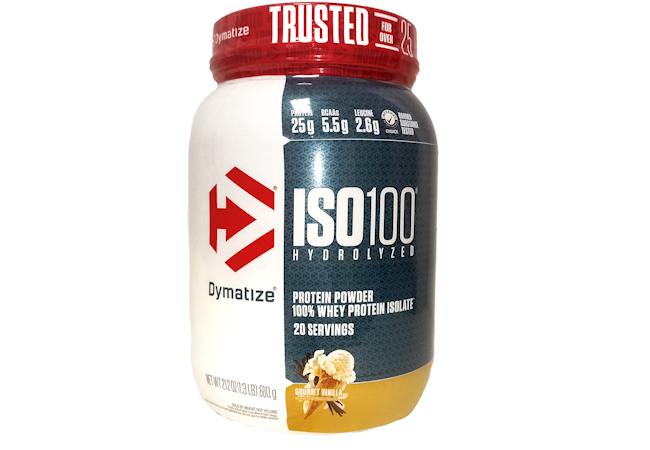 GNC DYMATIZE ISO 100 VAINILLA 1.3 LB