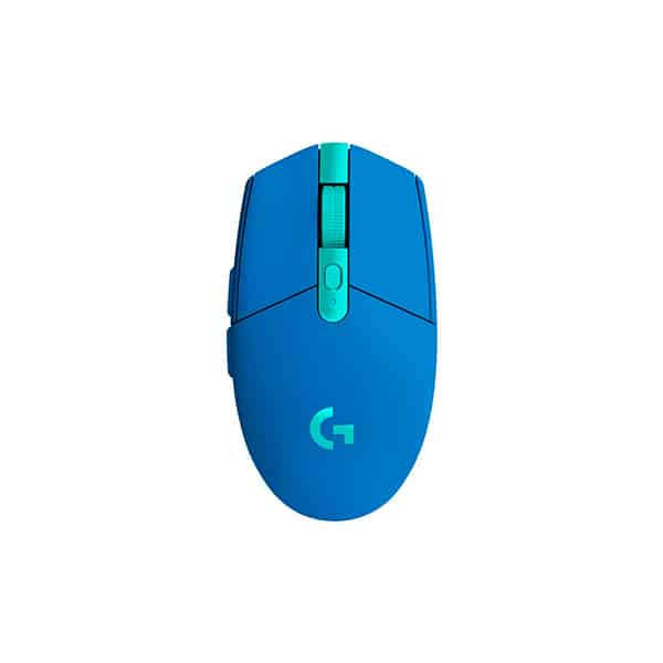 Logitech Mouse gaming inalámbrico azul