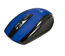 Mouse óptico inalámbrico, 2.4GHz, 1600dpi, color azul, Klip Xt