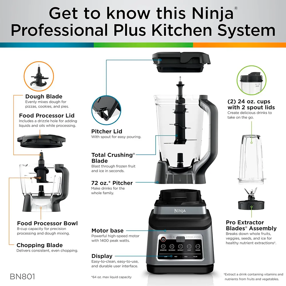 Sistema de cocina Ninja Professional Plus con Auto-iQ