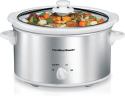 Olla Cocimiento Lento Hamilton Beach 4L De Acero