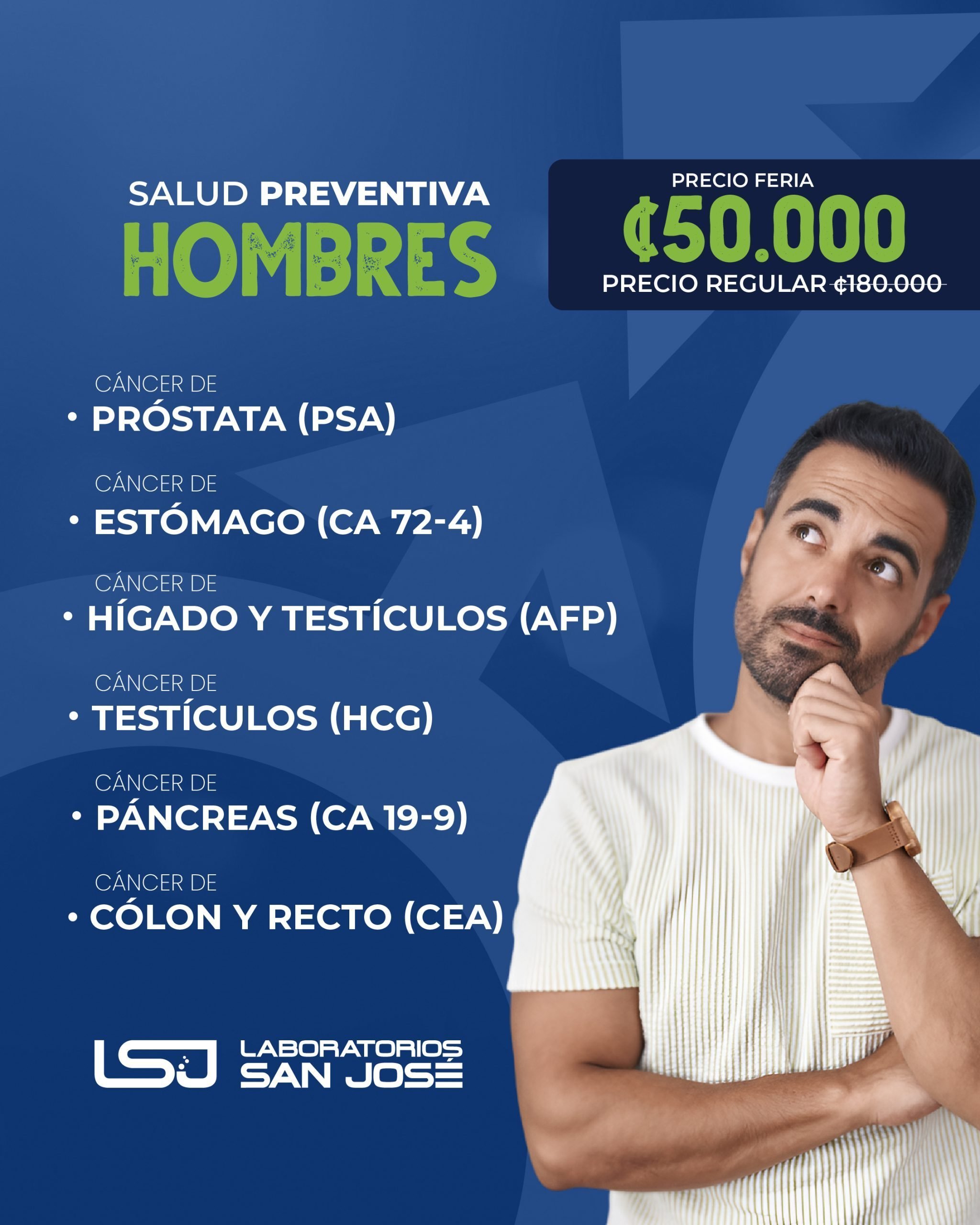 Marcadores Tumorales – Paquete Hombre