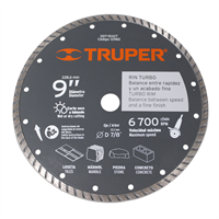 Disco Diamantado Turbo 9" X 3 mm Truper