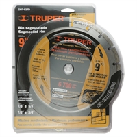 Disco Diamantado Segmentado 9" Truper