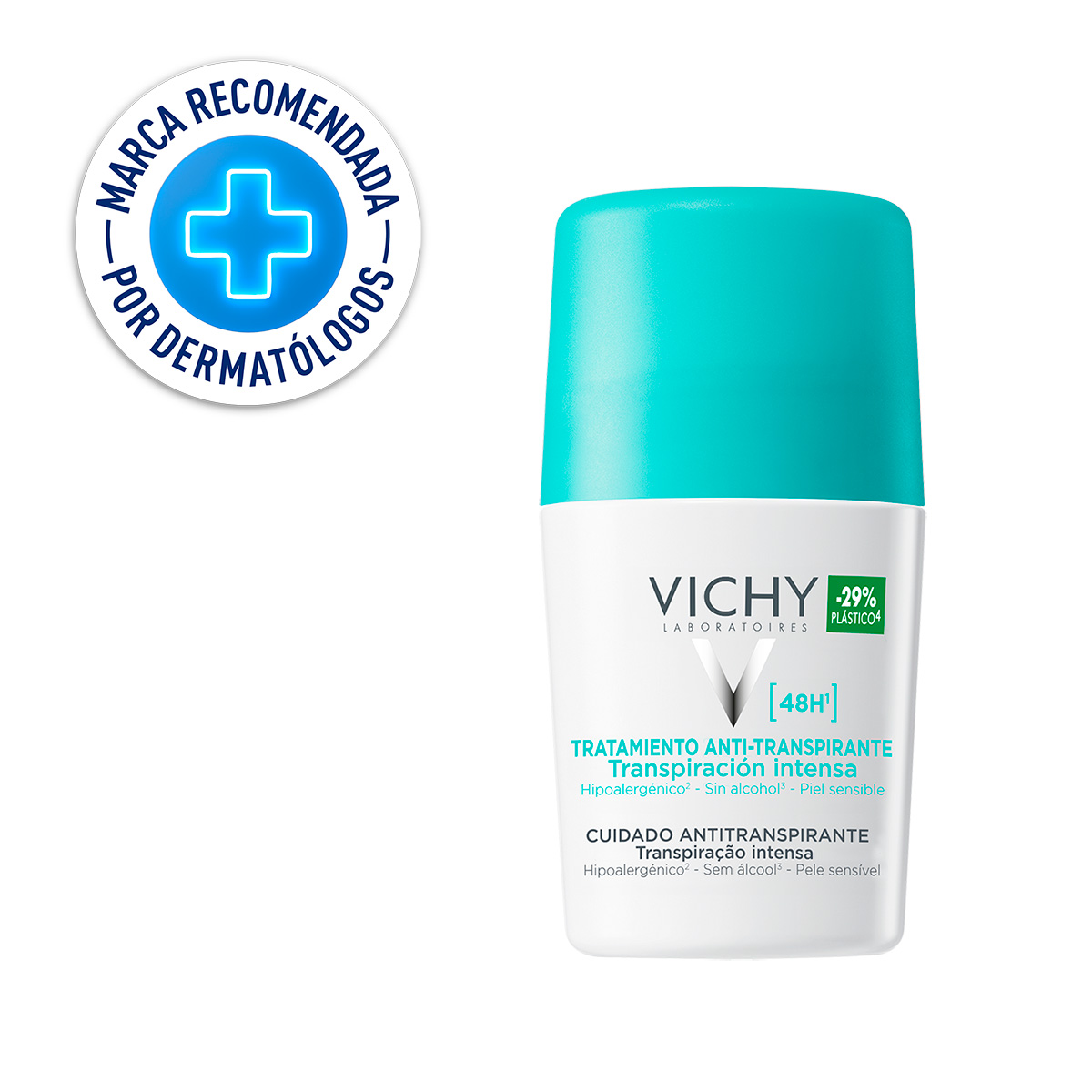 Vichy tratamiento anti transpirante 48 horas roll on 50ml