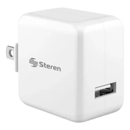 CARGADOR Steren USB DE CASA 2.1 AMP ELI-712