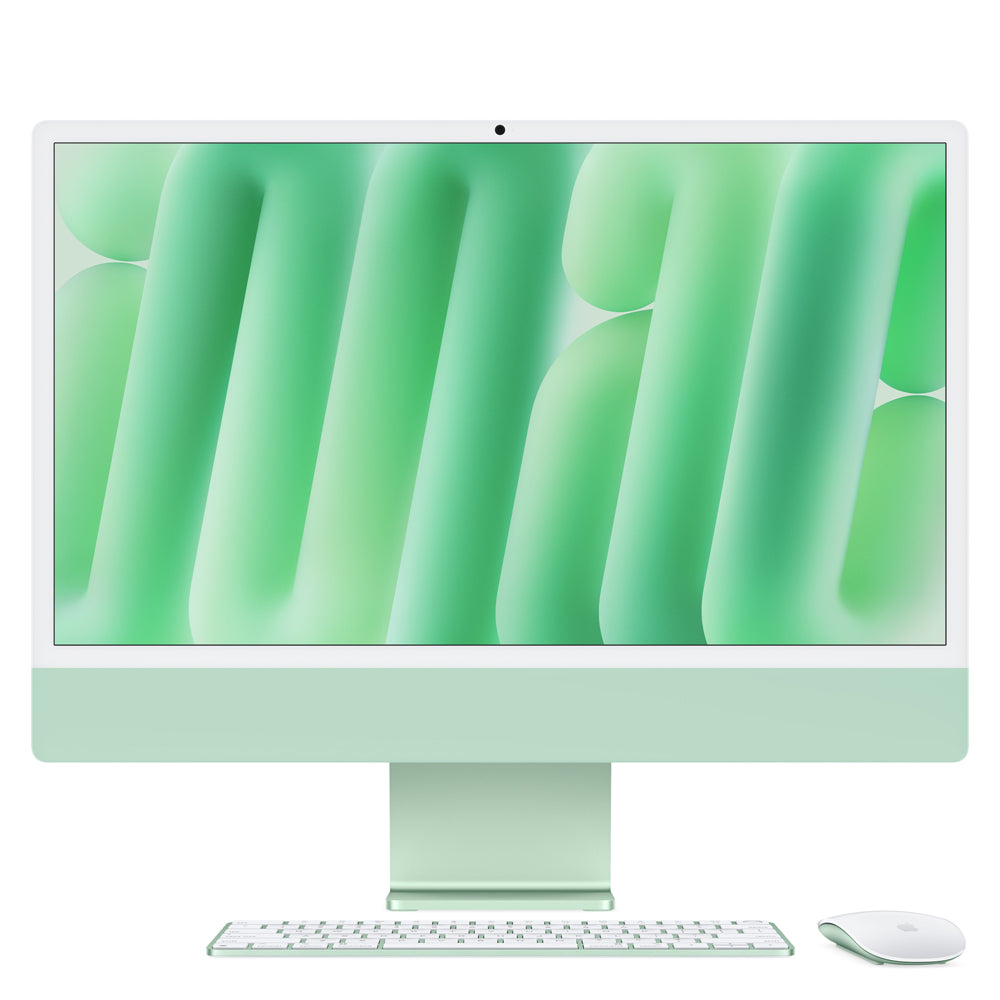 iMac con pantalla Retina 4,5K de 24 pulgadas: Chip M4 de Apple con CPU de 10 núcleos y GPU de 10 núcleos, 512 GB SSD - Verde