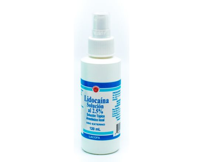 Spray Lidocaina 2.5% -120 ml