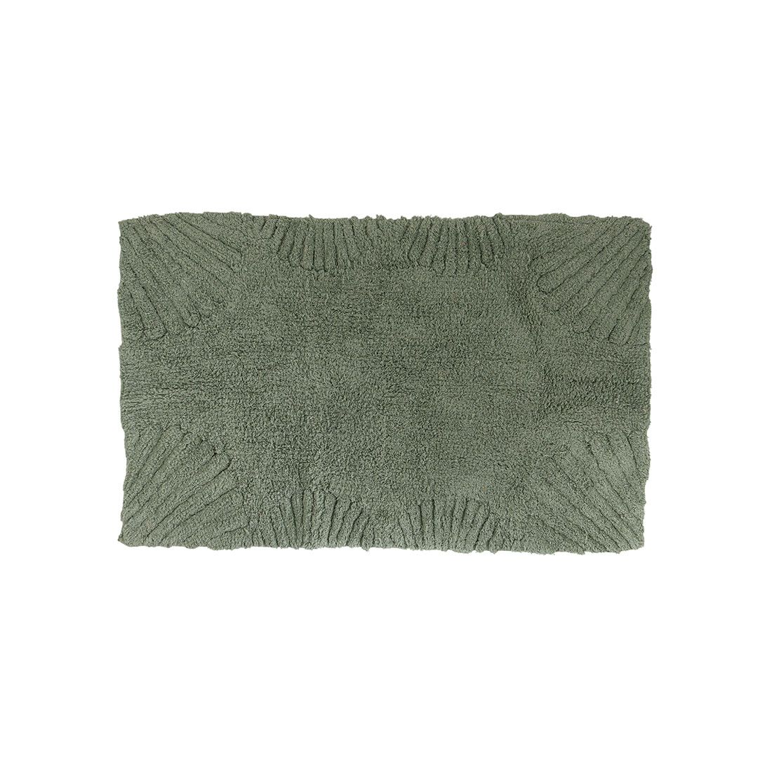 Alfombra baño conchas algodón 50x80cm