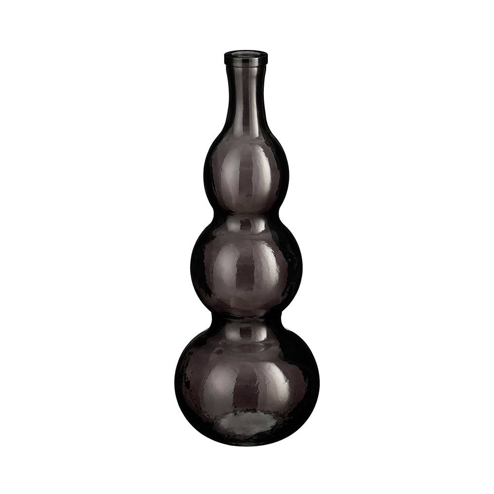 Florero decorativo de vidrio 45 cm benito cafe