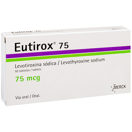 EUTIROX TABLETAS 75 MG