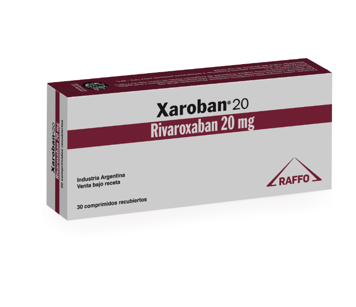 XAROBAN 20 MG TABLETAS X30