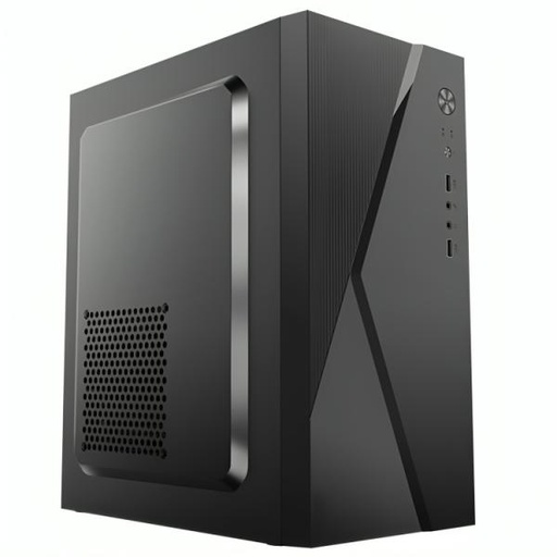 CASE CM04Q1RA001C MICRO ATX U1*2+ AUDIO + FUENTE DE PODER 600W