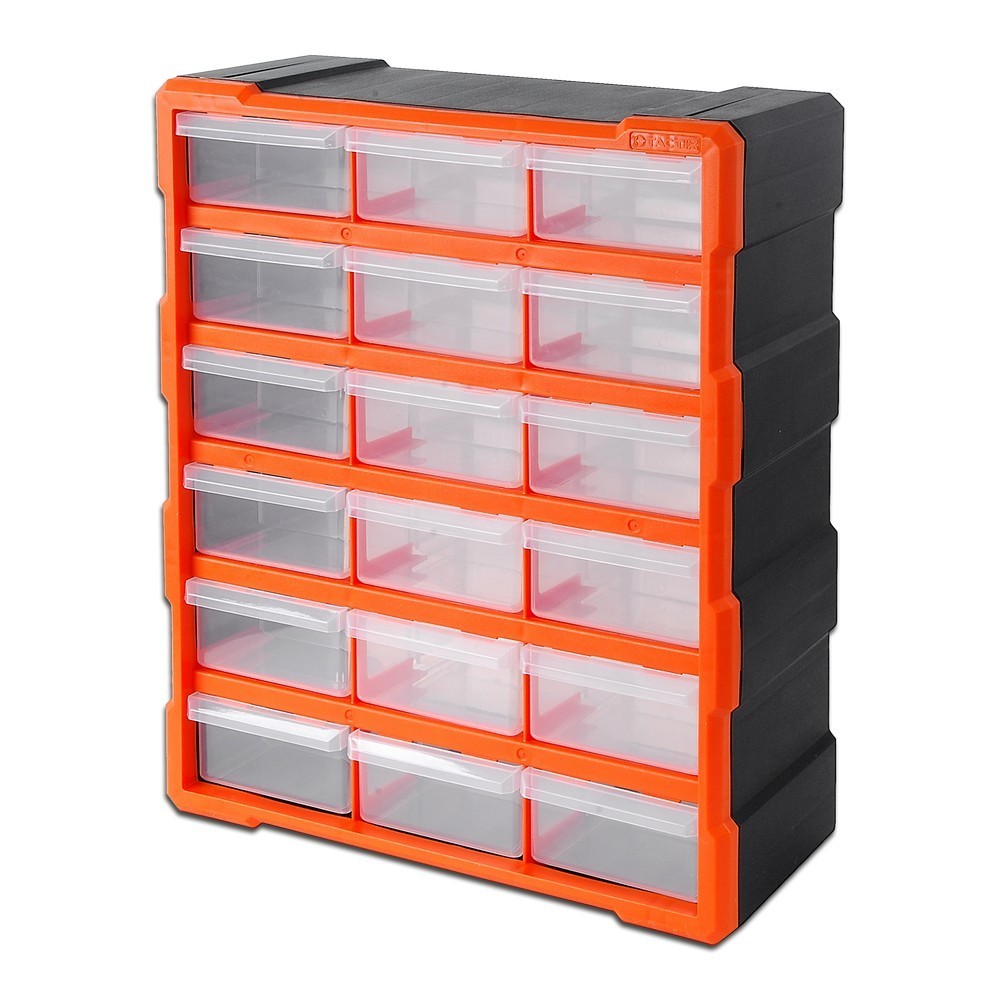 Organizador plástico 18 gavetas 18-5-8 pulg