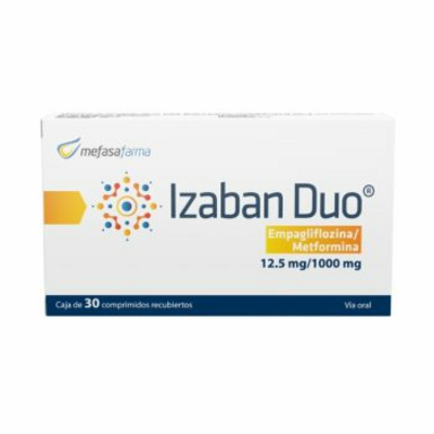 Izaban Duo 12.5/1000 mg 30 comprimidos recubiertos