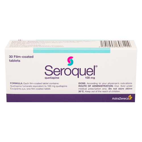 SEROQUEL TABLETAS 100 MG