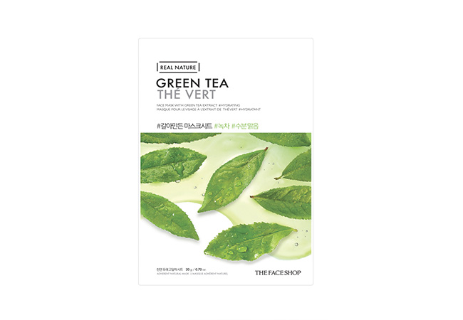 THE FACE SHOP REAL NATURE GREEN TEA MASK
