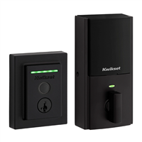 Cerradura Electronica Huella - Wifi Negro Mate Kwikset