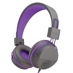 JLab JBuddies Studio Kids Wired on-Ear Headphones with mic, Vol