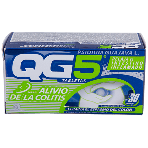 TABLETAS ALIVIO DE LA COLITIS QG5 X30 TAB