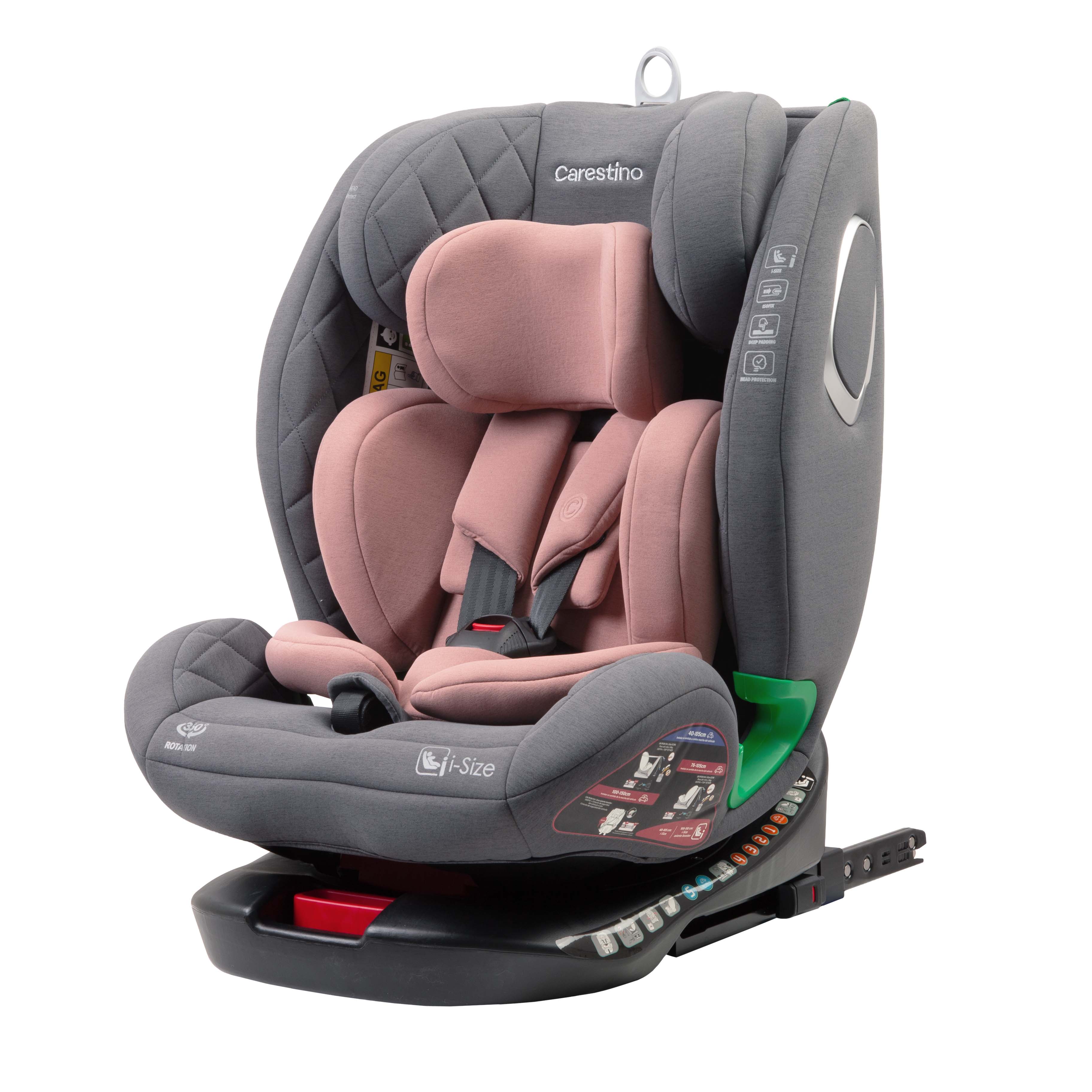 Silla para Carro HAMBURGO I-Size 40-150cm Isofix Rosa Viejo