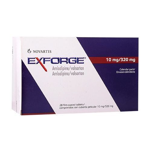 EXFORGE 320 MG/10 MG X 28 COMPRIMIDOS