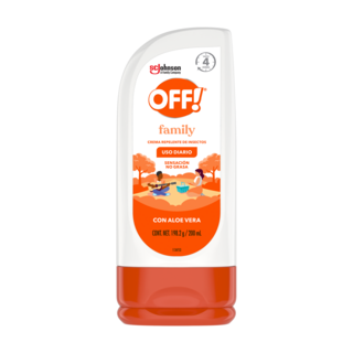 Off Family Repelente en crema con aloe vera 200 ml