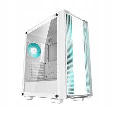 CASE GAMING DEEPCOOL CC560 WM V2 MEDIA TORRE CON VIDRIO TEMPERADO EN EL LATERAL 4 VENTILADORES LED BLANCO R-CC560-WHGAA4-G2