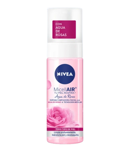 NIVEA FACE AGUA ROSAS ESPUMA 150ML