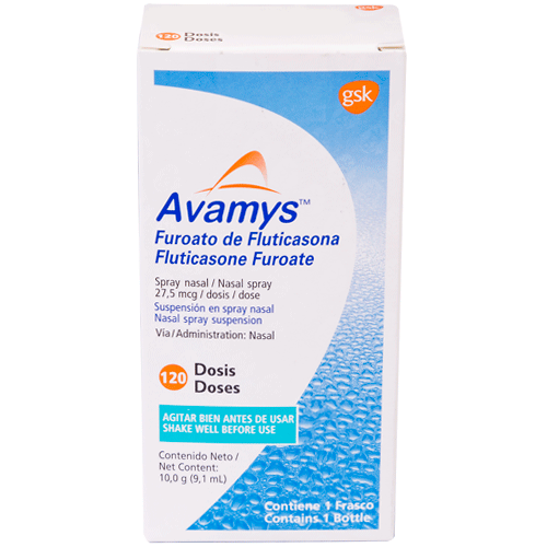 AVAMYS SPRAY NASAL 27.5 MCG