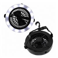 Ventilador Acampar con Luz Led