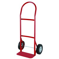 Carretilla Vertical 2 Rueda Goma Solida Roja 250 Lb