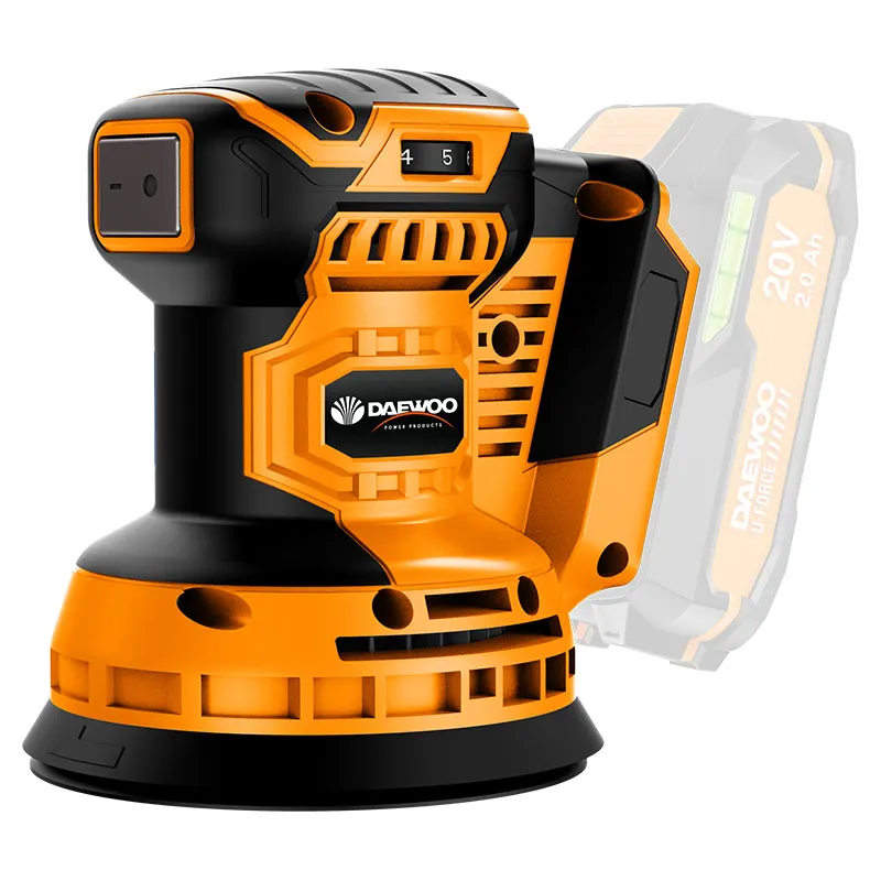 Lijadora roto orbital 5" inalámbrica 20 V Daewoo (batería se vende por separado)