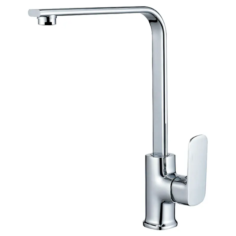 Grifo de cocina monomando cuello alto cromada