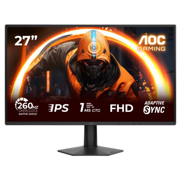 Monitor AOC 27G50Z 27 Pulg Plana Full HD 1920 X 1080 260HZ Fast IPS LED Adaptive Sync HDMI / Displayport / Audio – Negro