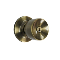 Cerradura Pomo Con Llave Bronce York Yale