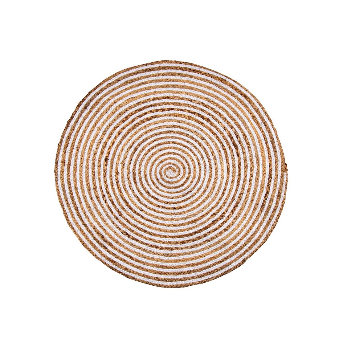 Alfombra área yute 80cm