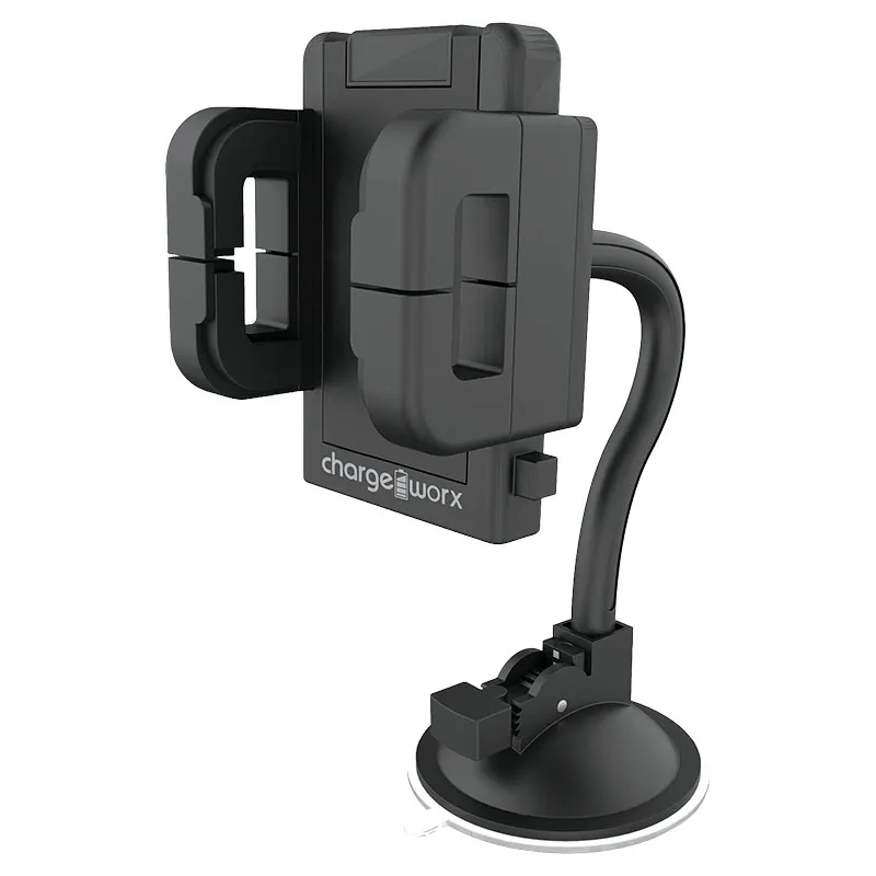 Base para celular ajustable negra Charge worx