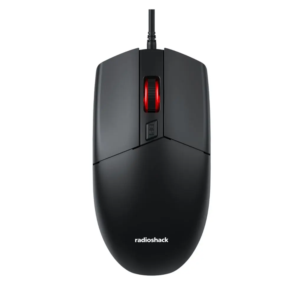 Mouse Radioshack 2604810 800 a 2400 dpi Negro
