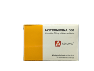 Azitromicina Adiuvo, 500 mg, 1 tableta recubierta