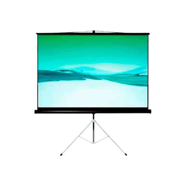 Klip Xtreme Pantalla de proyección con trípode 120″ blanco / negro