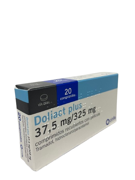 DOLIACT PLUS TAB 325 MG / 37.5 MG X 20 UNIDADES