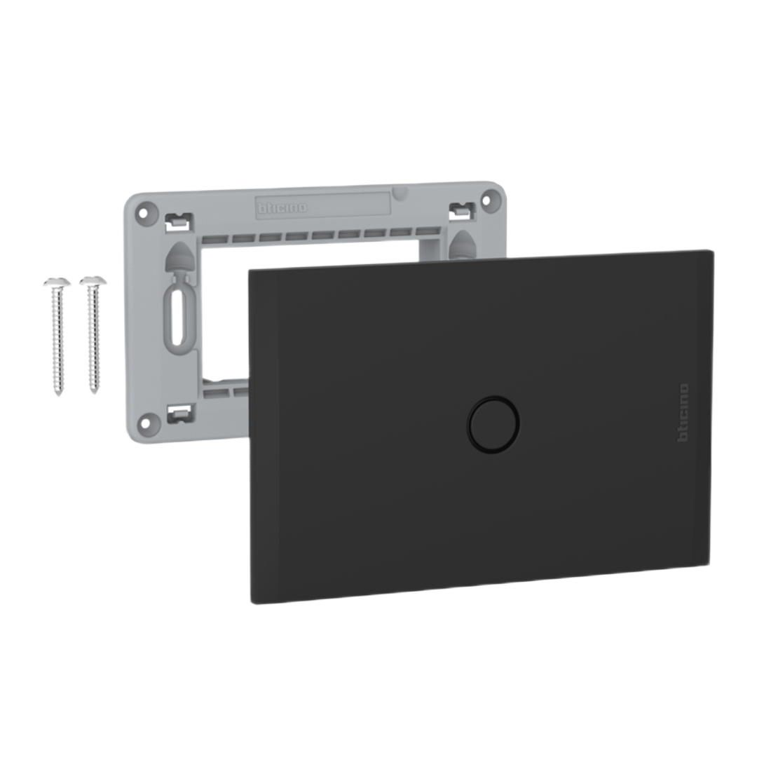 BTICINO AF5S0NG PLACA CIEGA COLOR NEGRO NOBILE